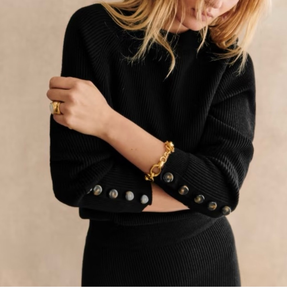 Sézane Sami Jumper Black